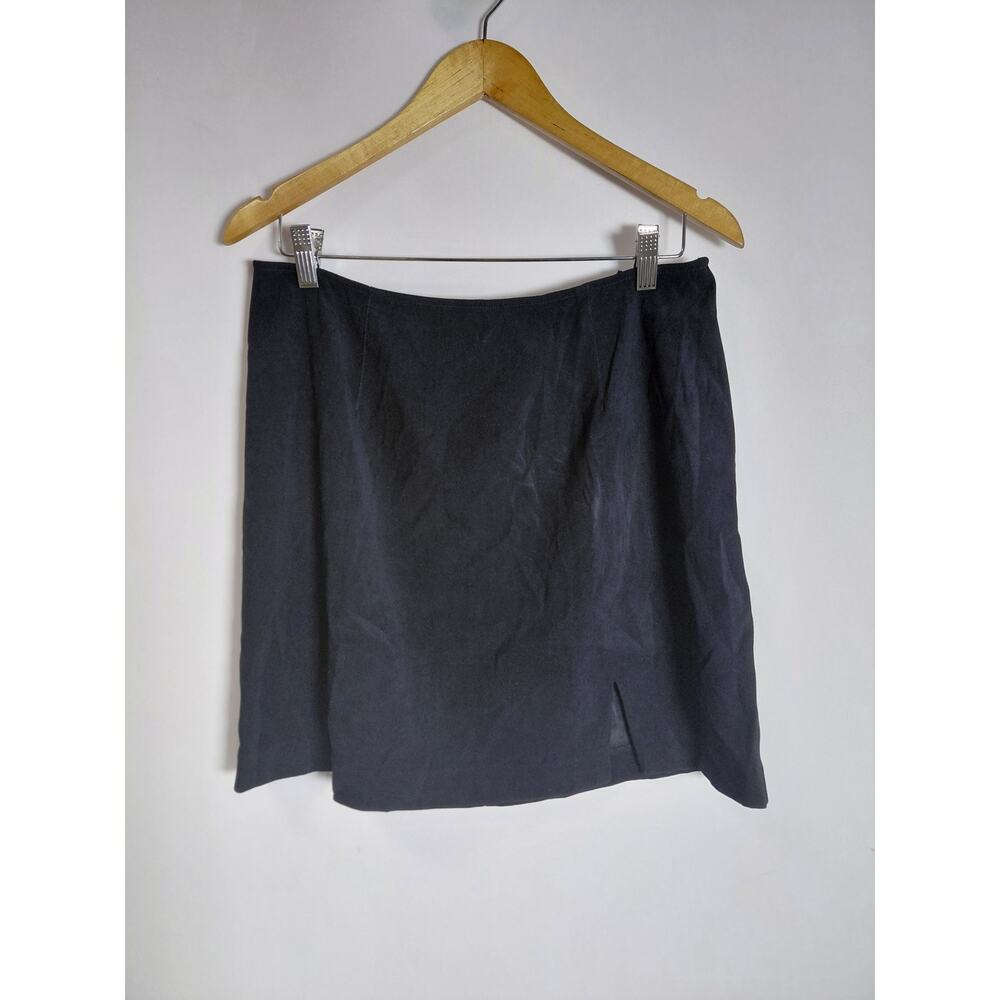 COMPAGNIE INTERNATIONALE EXPRESS Black Skirt Solid Women Size 13/14